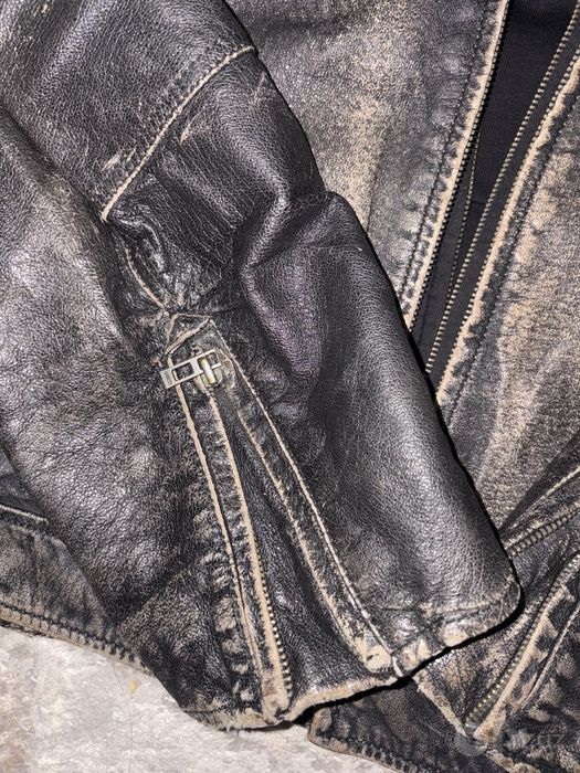 Кожанная куртка GUESS винтаж