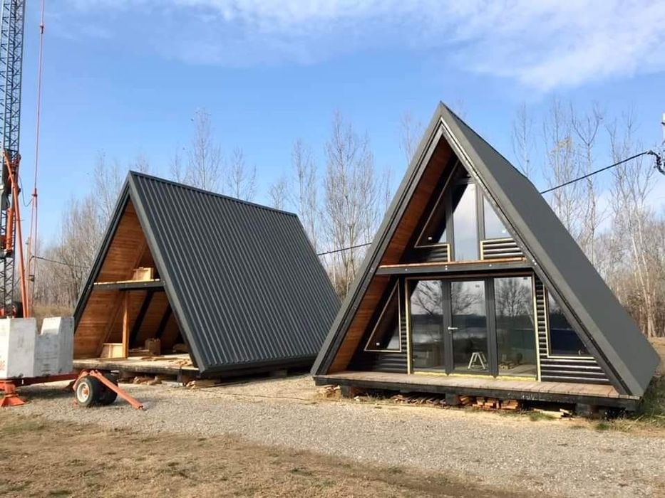 Executam cabane tip A Frame (Acceptam variante auto)