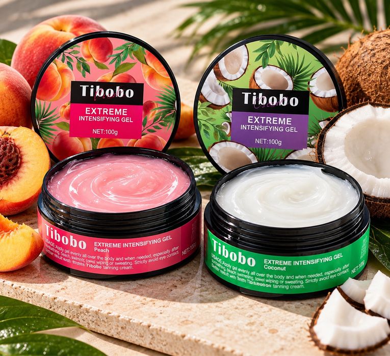 Гел за тен TIBOBO 100 г – Праскова / Кокос