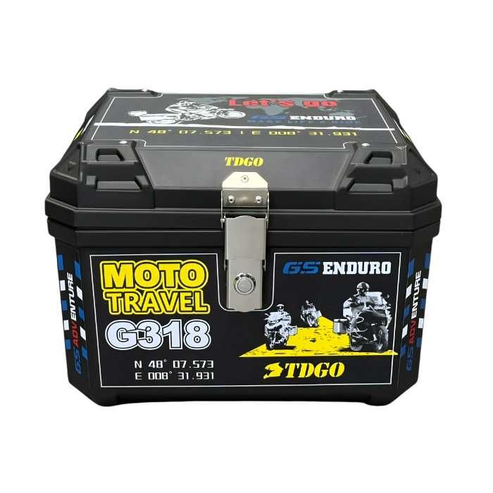 Куфар за мотоциклет / кутия за Мотор / багажник / 57L /  44 × 37 × 33 см / Заключване с ключ / 2 РАЗЛИЧНИ МОДЕЛА