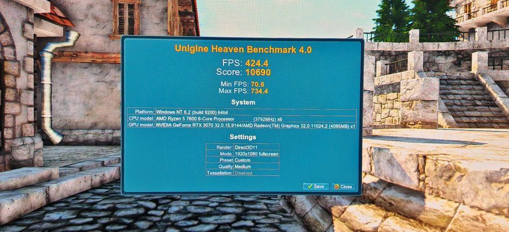 Гейм РС Ryzen 5 7600/32Gb D5/1Tb SSD/Asus RTX 3070/WiFi&BT/Гаранция