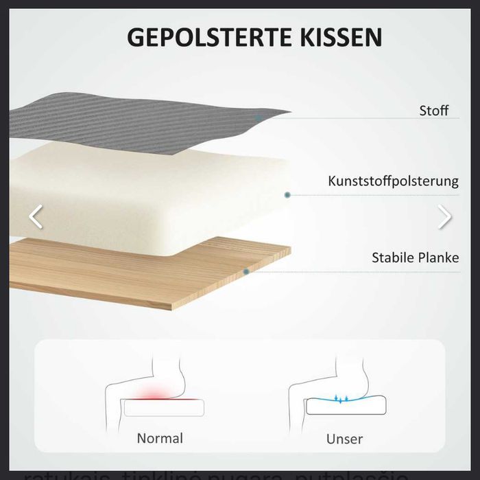 Ергономичен офис стол на колелца HOMCOM