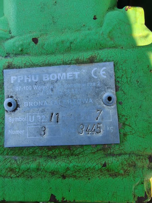 Disc Agricol 5m Bomet