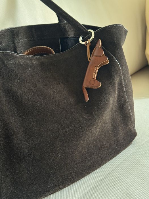 Дамска велурена чанта Massimo Dutty