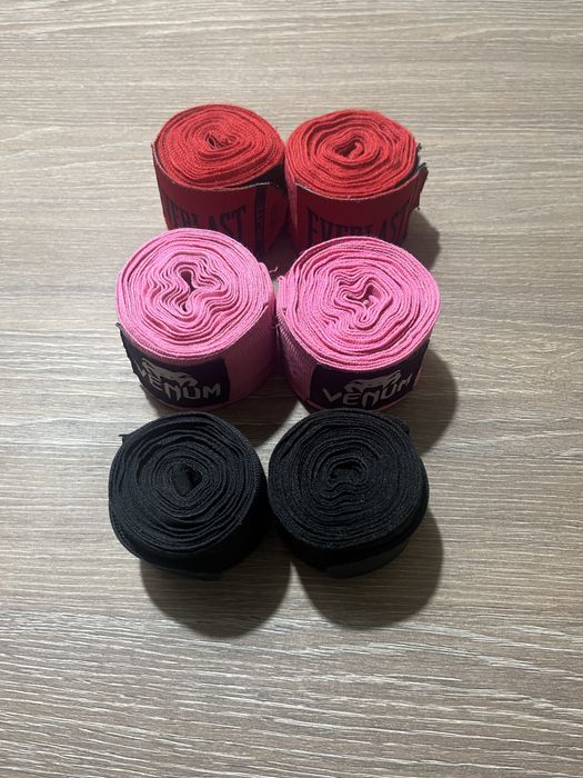 Fașe box: (Everlast , Venum , Dechatlon)Se vând toate Împreună.