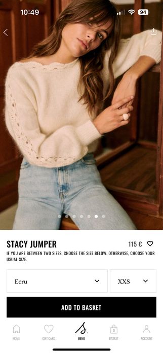 Пуловер Sezane Stacy /Сезан