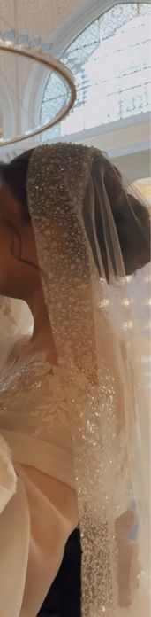 фата с  жемчугом