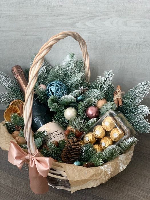 Подарочная, корзина мужской подарок