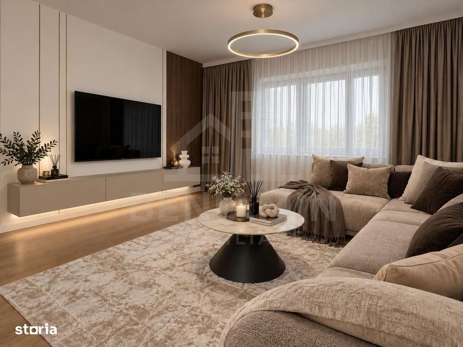 Apartament premium de vanzare 52mp Mobilat si Utilat Cartier Rovine