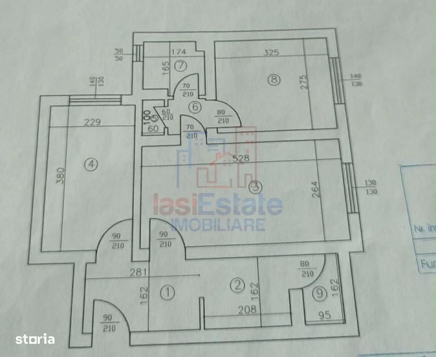 Apartament 3 camere zona Podu Ros - Fara Risc