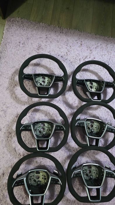 Волан за Audi A6 A7 A8 4K с оригинална алкантара кожа