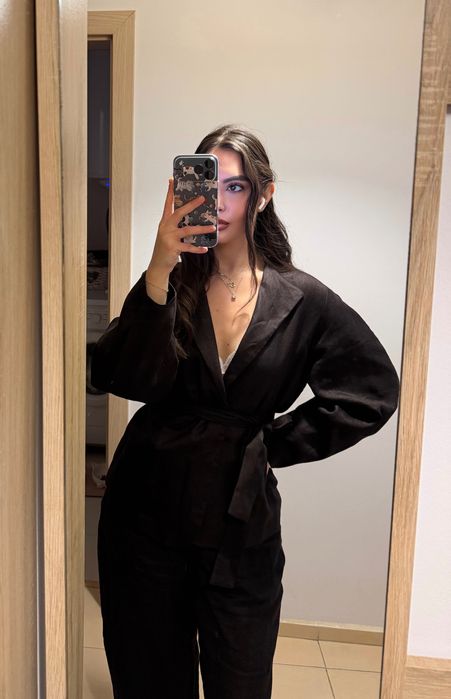 Дамски ленен сет Zara