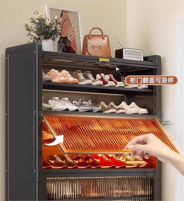 Стальной обувной шкаф/Пылезащищённый шкаф для обуви/ обувной шкаф