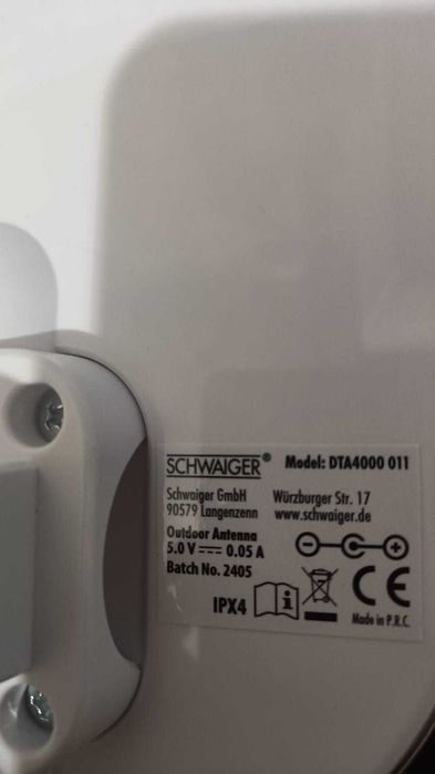 Antenă TV exterioară Schwaiger DTA4000 011 36dB