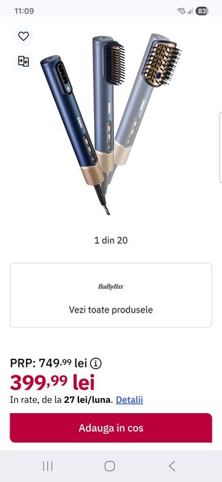 Vand Babyliss Air Wand