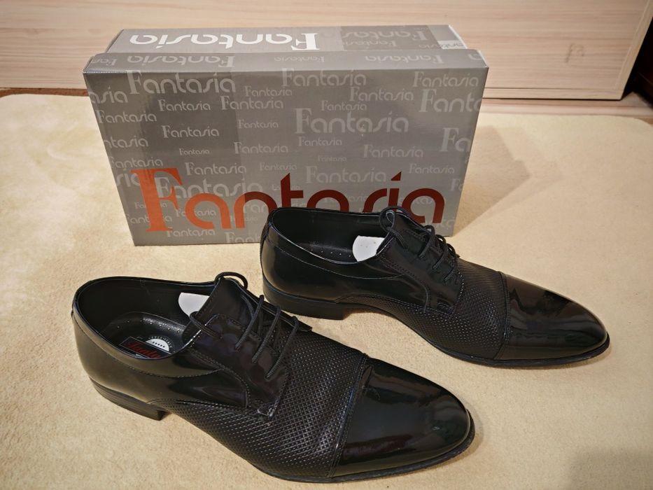 Официални мъжки обувки от естествена кожа