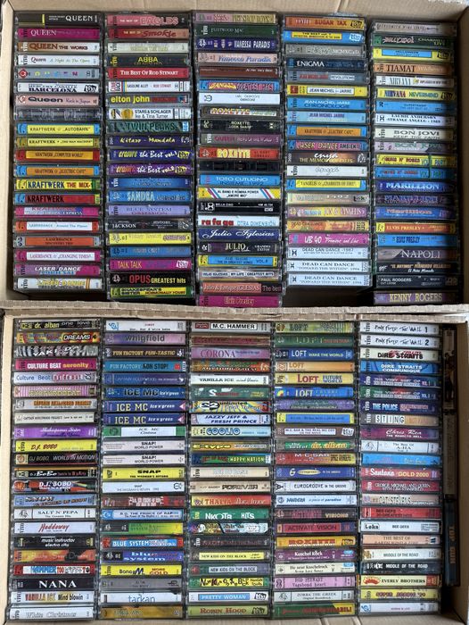 Casete audio muzica Eurodance/Rock/Pop/Disco