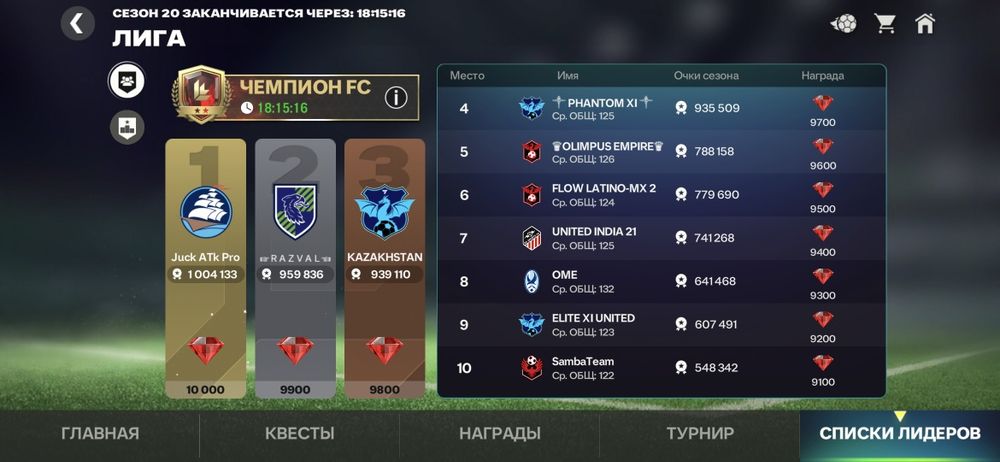 FC, FIFA Mobile лига сатамын