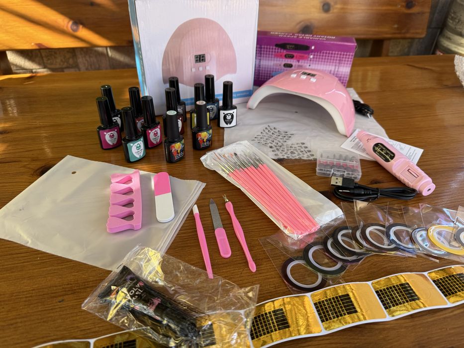 Uv led печка  маникюр лампа Комплект електрическа пила гел лак