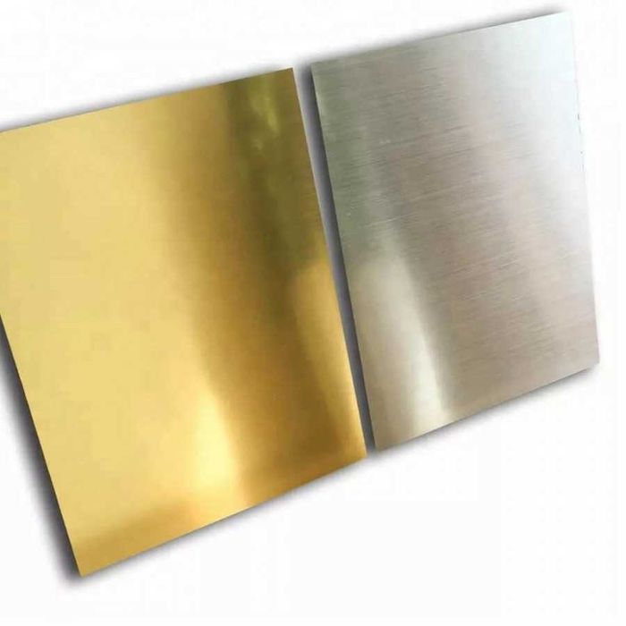 АБС пластик Золото Серебро Глянец / царапина