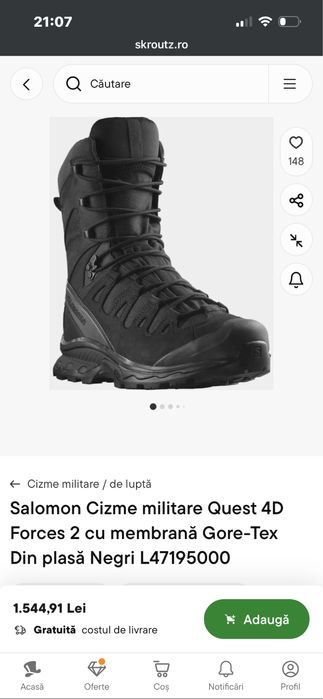 Salomon Quest 4D Forces 2 High GTX - NOI, GORE TEX