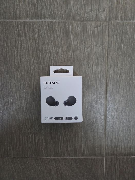 Безжични слушалки Sony - WF-C510, TWS, черни
