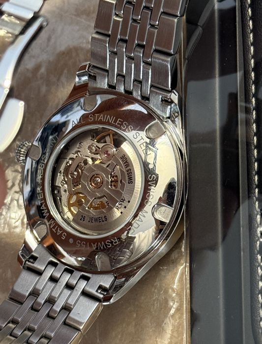 Ceas RSW Swiss Made RSWA155SK-SS-9, 42mm, model 2023, nou