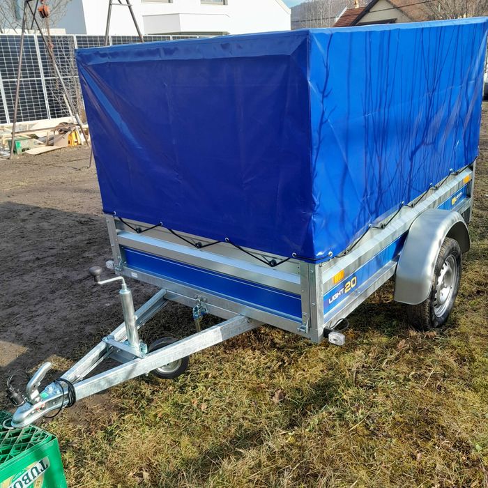 remorca vesta 232x131x38 cm cu 1 axe