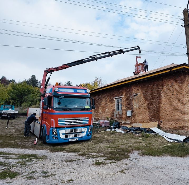 Транспортни услуги с бордови КРАН !!!