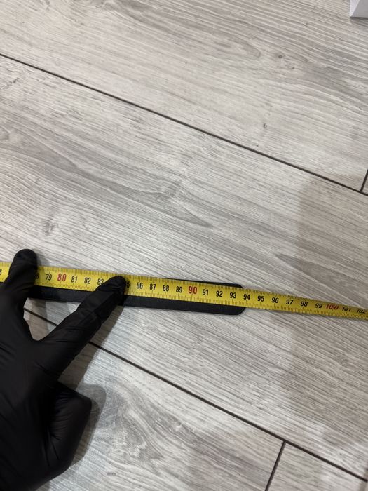 Curea de piele Polo Ralph Laurent neagră -mărimea 94cm