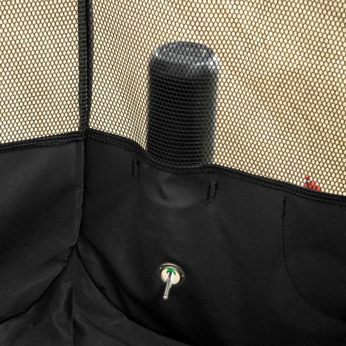 PawHut кошара за кучета, сгъваема, 4 подови шипа 118 x 118 x 62 cm