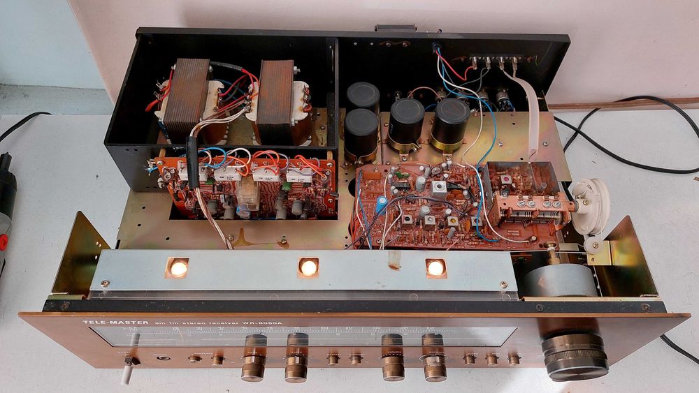 Tele Master WR-8050A amp Dual Mono vintage amplificator scala analog