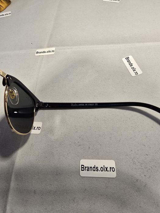 Promotie - Ochelari de soare polarizati Rayban Clubmster  RB1099, made in Italy