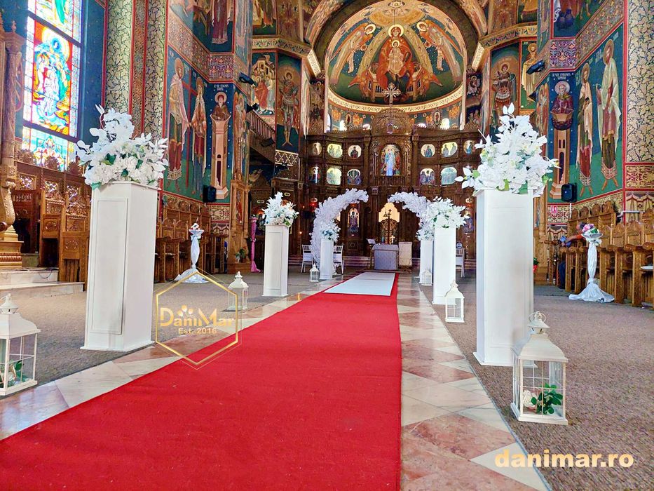 Decor nuntă biserică | decor acasă mireasă | decor cununie civilă