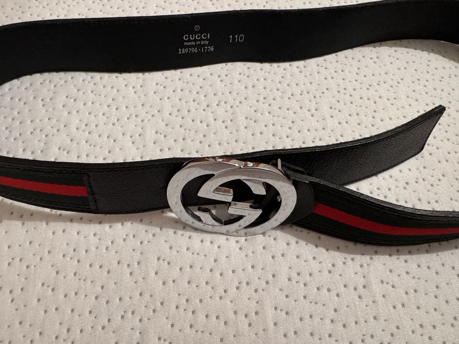 Оригинален мъжки  кожен колан Gucci