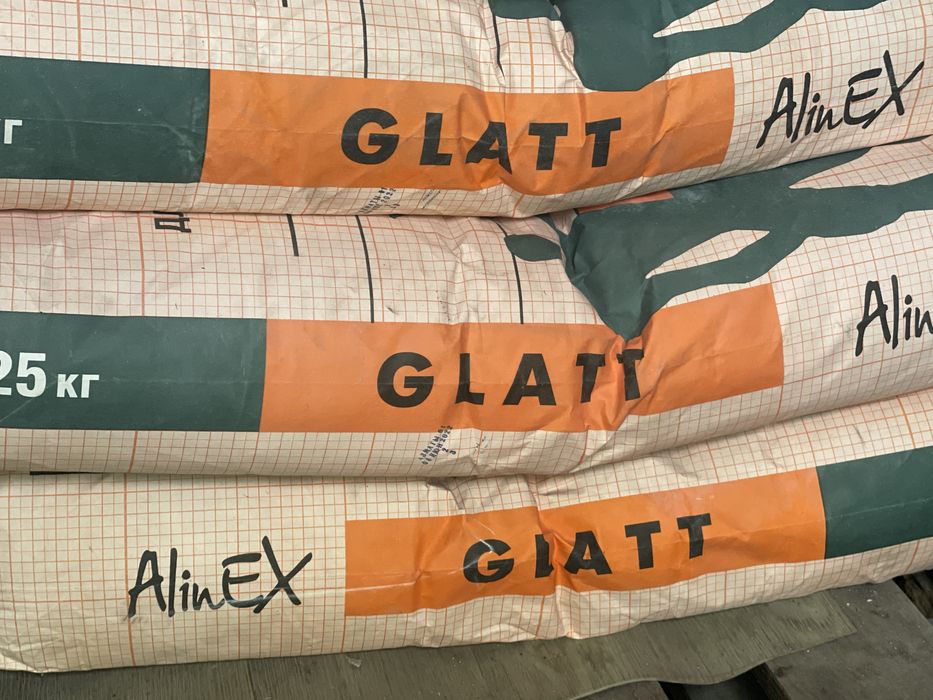 Гипсовая шпатлевка Glatt 25 кг