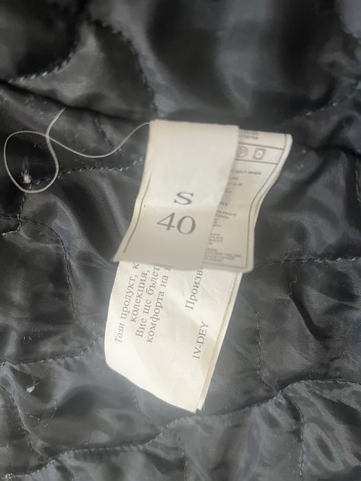 Черно палто с колан