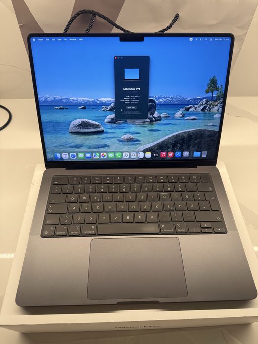 Macbook Pro 14" M4 Pro чип с 14 CPU/ 20 GPU 24GB / 1TB ЦЕНА: 3999 лв.