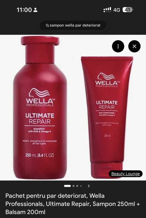 Sampon si balsam wella