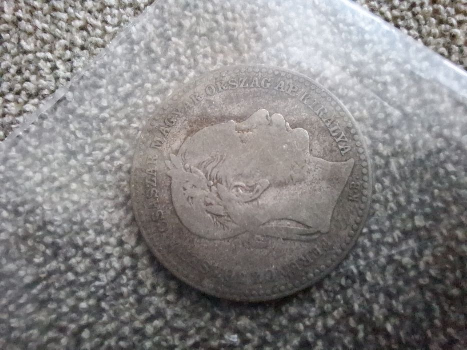 Сребърна монета 20 Крайцера 1869г.