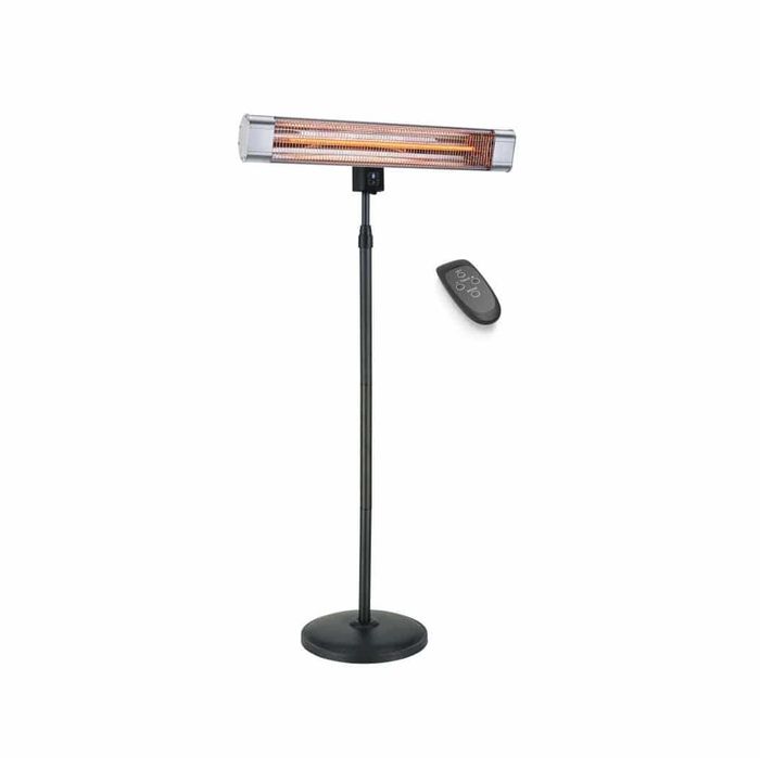 Incalzitor terasa, Infrarosu, Fibra de carbon, Telecomanda, 2400W