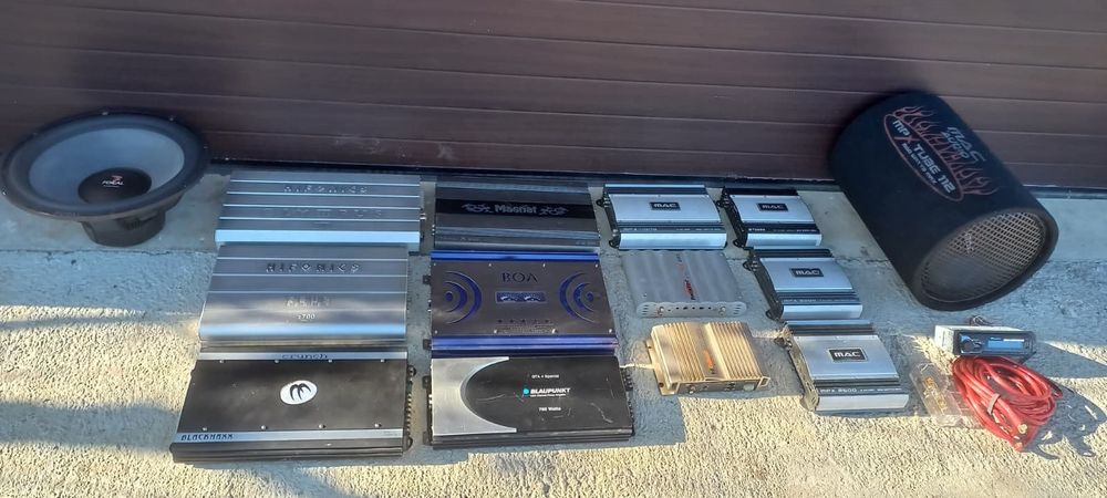 Amplificator statie audio auto, difuzor subwoofer
Se vand cu proba
Nu