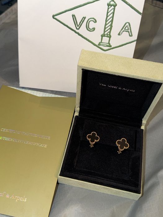 Van cleef серьги