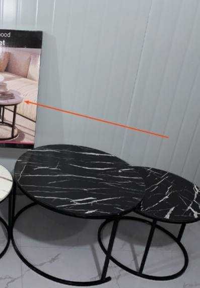 Стол журнальный столик круглый 2 в 1 jurnali stol