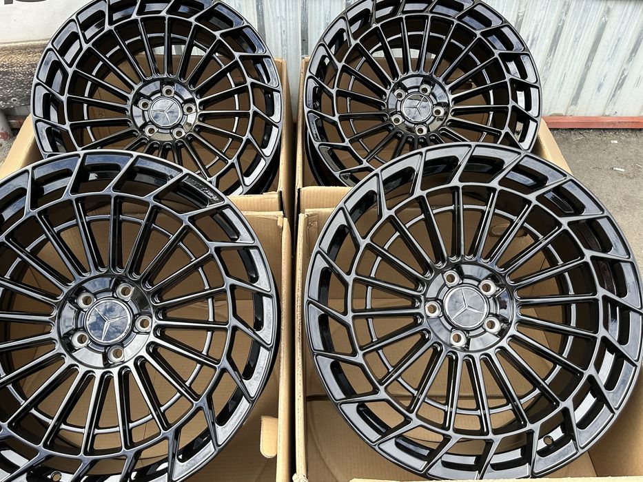 Jante noi MERCEDES AMG BLACK - 5x112 R20 8,5J 9,5J pentru Sclass