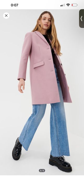 Палто в бебешко розово