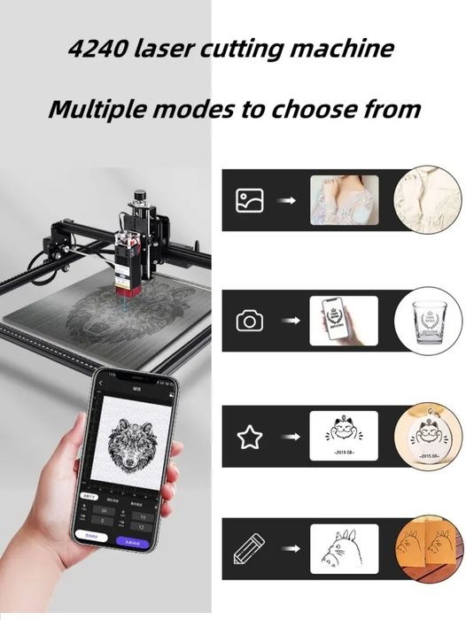 Лазерный станок гравировка 4240