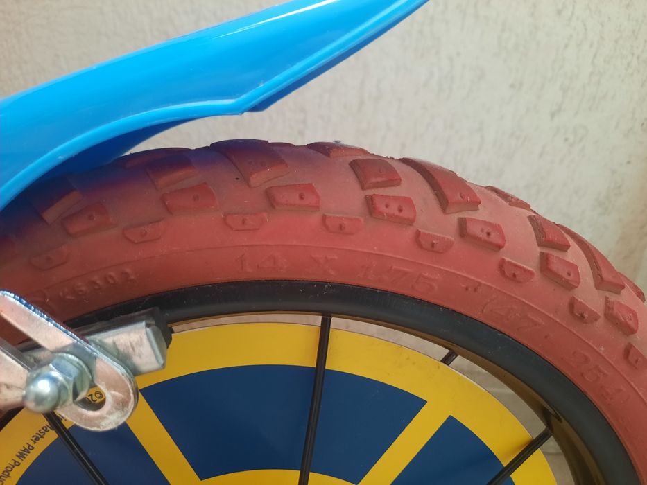 Bicicleta Dino Bikes pentru copii, 14'', Paw Patrol, rosu