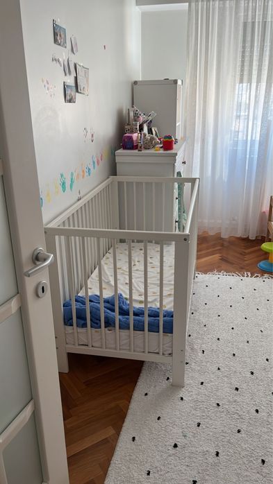 Patut copii Guliver Ikea+saltea cocos