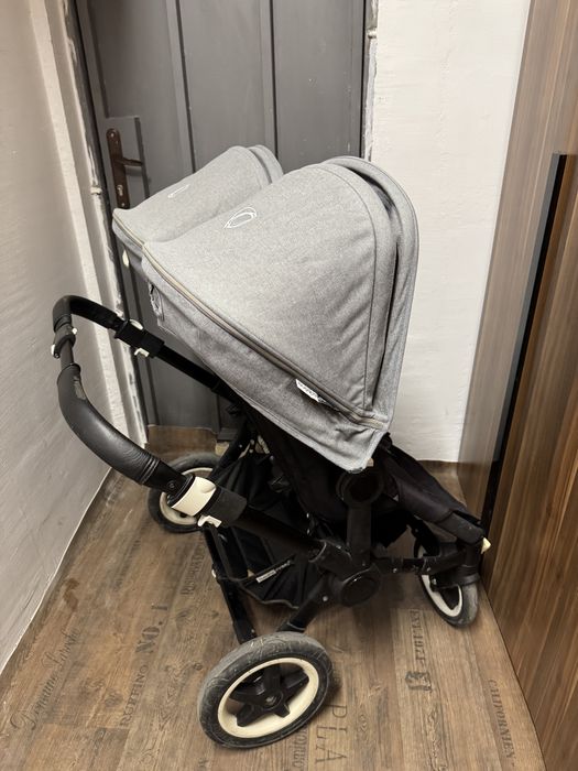 Детска количка за близнаци Bugaboo Donkey 2 + 2 зимни чувала